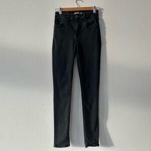 Women’s Levi Black High Rise Skinny Jeans